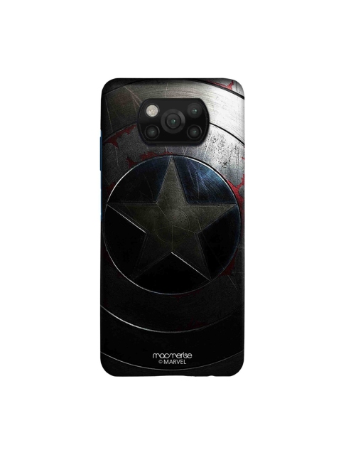 

macmerise Grey & Black Rusted Captains Shield Xiaomi Poco X3 Back Cover