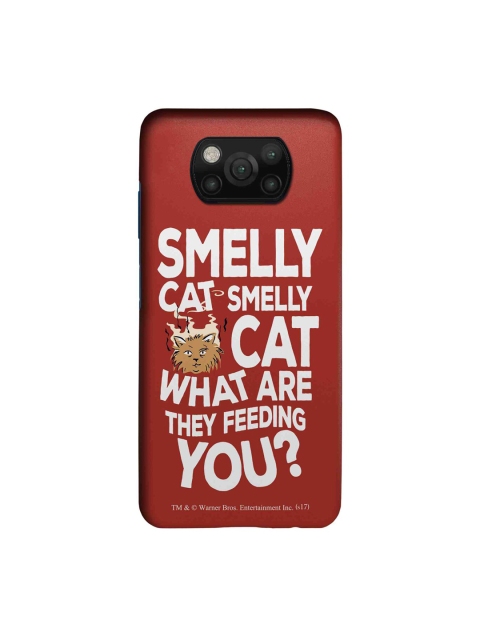

macmerise Red & White Friends Smelly Cat Xiaomi Poco X3 Back Cover