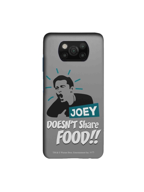 

macmerise Grey & White Friends Joey Doesn't Share Food Printed Xiaomi Poco X3 Sleek Back Cover