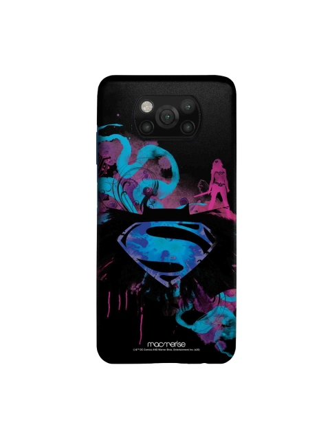 

macmerise Blue & Black The Epic Trio Printed Xiaomi Poco X3 Back Back Case
