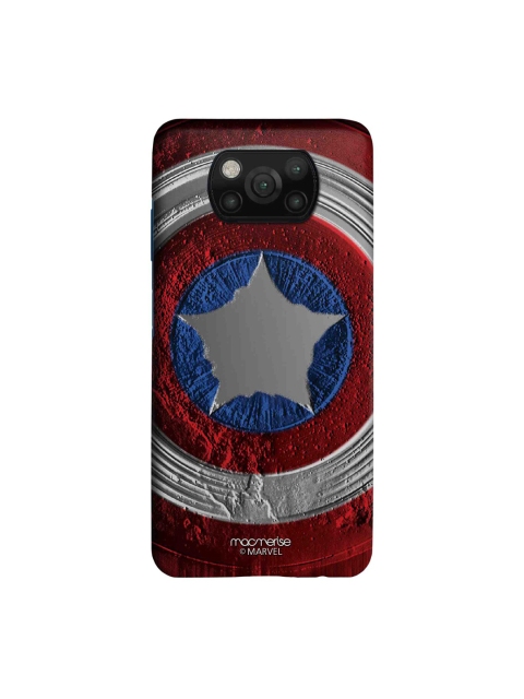 

macmerise Red & Blue Stoned Shield Xiaomi Poco X3 Back Cover