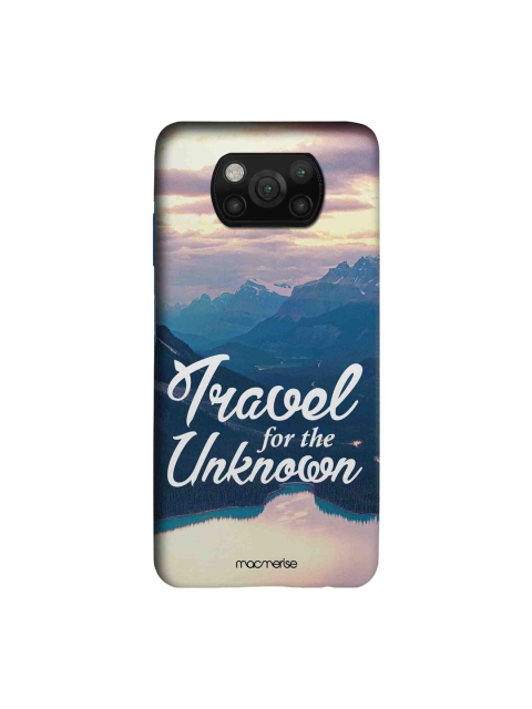 

macmerise Blue & Beige Travel For The Unknown Sleek Xiaomi Poco X3 Case