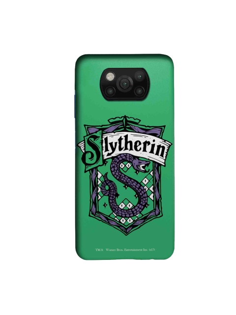 

macmerise Green & Purple Crest Slytherin Xiaomi Poco X3 Sleek Back Case