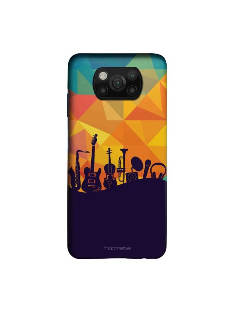 

macmerise Yellow & Orange The Jukebox Xiaomi Poco X3 Sleek Back Case