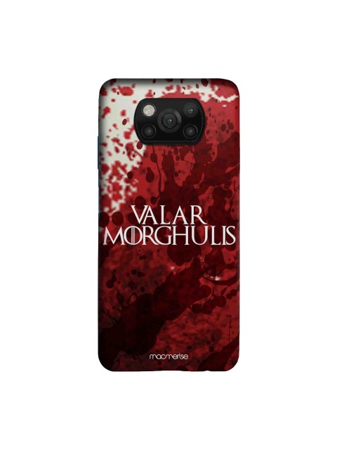 

macmerise Red & White Valar Morghulis Xiaomi Poco X3 Back Cover