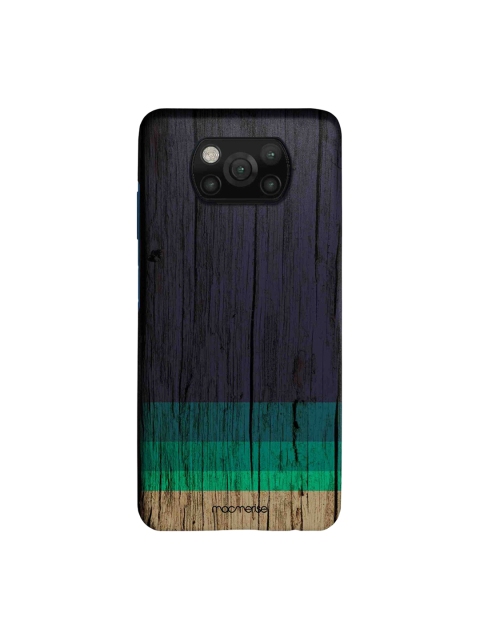 

macmerise Black & Green Wood Stripes Sleek Xiaomi Poco X3 Case