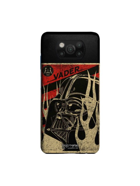 

macmerise Black & Red Vader Stamp Sleek Xiaomi Poco X3 Back Case