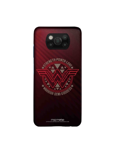 

macmerise Maroon & Grey Wonder Woman Stamp Sleek Xiaomi Poco X3 Case