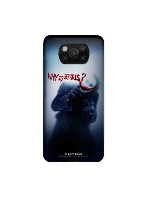 

macmerise Blue & White Why So Serious Xiaomi Poco X3 Sleek Back Case