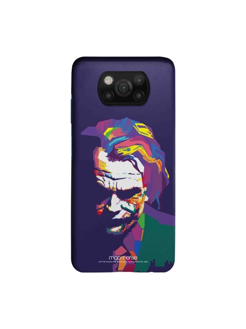 

macmerise Purple & White Joker Art Xiaomi Poco X3 Sleek Back Case