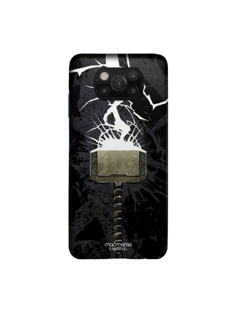

macmerise Black & White The Thunderous Hammer Xiaomi Poco X3 Back Cover