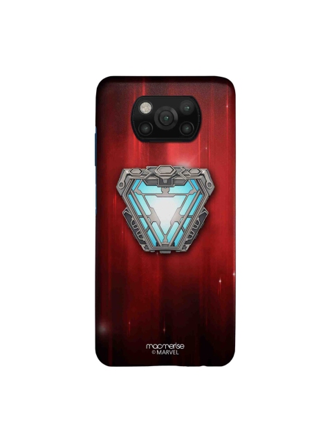 

macmerise Red & Grey Iron Man Infinity Arc Reactor Xiaomi Poco X3 Sleek Mobile Case