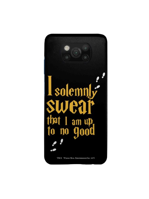 

macmerise Black & Yellow Solemnly Swear Sleek Xiaomi Poco X3 Back Case