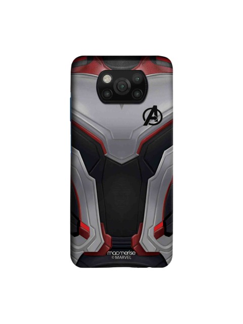 

macmerise Grey & Black Avengers Endgame Suit Xiaomi Poco X3 Back Cover