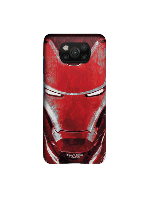 

macmerise Red & Grey Superhero Charcoal Art Iron Man Sleek Xiaomi Poco X3 Case