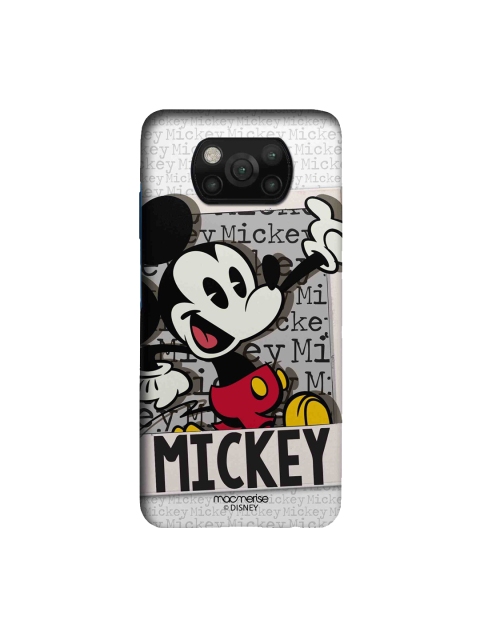 

macmerise White & Grey Hello Mr Mickey Sleek Xiaomi Poco X3 Case