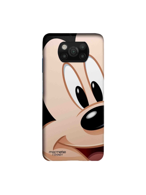 

macmerise Beige & Black Zoom Up Mickey Sleek Xiaomi Poco X3 Case