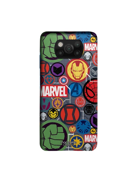 

macmerise Green & Red Marvel Iconic Mashup Xiaomi Poco X3 Sleek Back Case