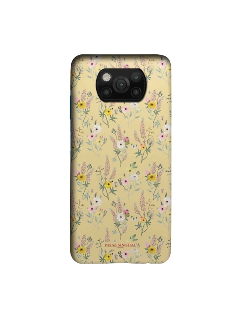 

macmerise Yellow & Pink Payal Singhal Lemon Garden Xiaomi Poco X3 Sleek Back Case