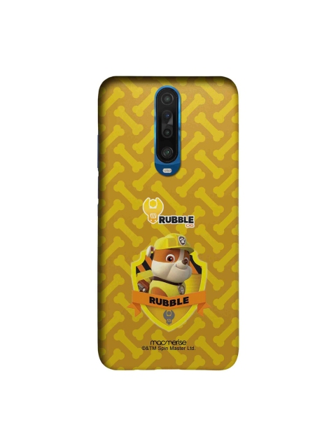 

macmerise Yellow & Brown Rubble Paw Patrol Xiaomi Poco X2 Sleek Back Case