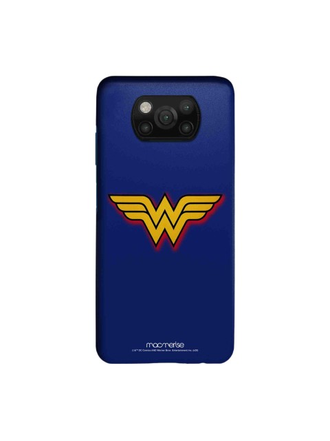

macmerise Blue & Yellow Logo Wonder Woman Xiaomi Poco X3 Sleek Back Case