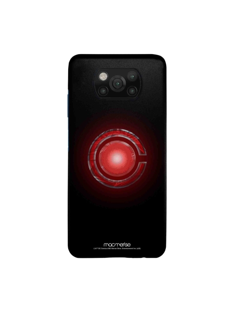 

macmerise Black & Red Logo Cyborg Xiaomi Poco X3 Sleek Back Case