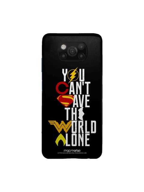 

macmerise Black & White Justice League Motto Xiaomi Poco X3 Sleek Back Case