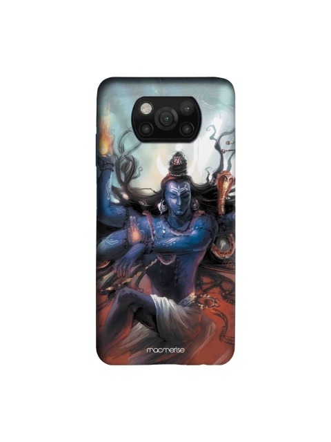 

macmerise Blue & Black Nataraj Xiaomi Poco X3 Sleek Back Case