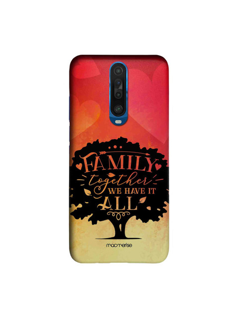 

macmerise Red & Yellow Family Is All Printed Xiaomi Poco X2 Back Case