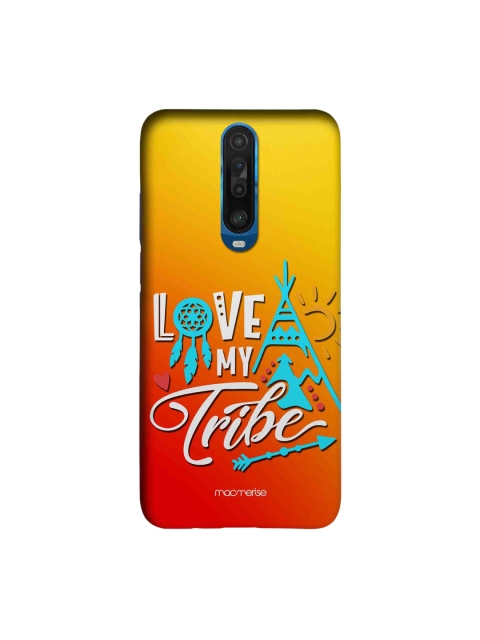 

macmerise Yellow & Orange Love My Tribe Printed Xiaomi Poco X2 Back Case