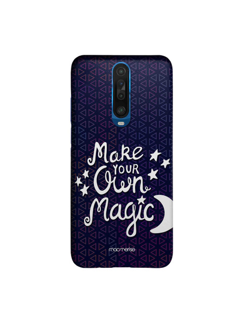 

macmerise Blue & White Make Your Magic Printed Xiaomi Poco X2 Back Case