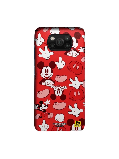 

macmerise Red & White Mickey Classic Xiaomi Poco X3 Back Cover