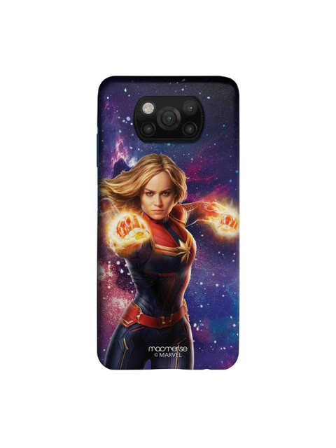 

macmerise Blue & Red Fierce Captain Marvel Xiaomi Poco X3 Sleek Back Case
