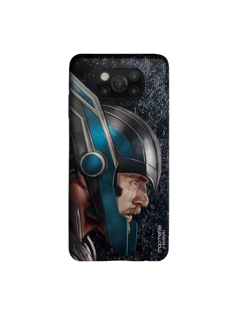 

macmerise Black & Teal Blue Invincible Thor Xiaomi Poco X3 Sleek Mobile Case