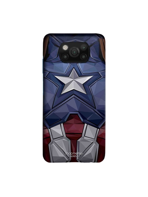 

macmerise Blue & Silver Toned Captain America Vintage Suit Xiaomi X3 Sleek Case