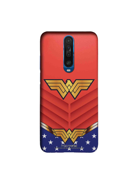 

macmerise Peach Color & Blue Suit up Wonder Woman Printed Xiaomi Poco X2 Back Case