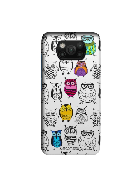 

macmerise White & Black Owl Art Xiaomi Poco X3 Sleek Mobile Case