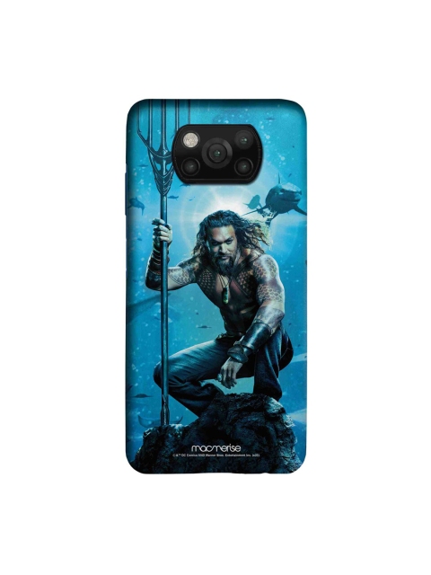 

macmerise Blue & Black Under The Acqua Printed Xiaomi Poco X3 Sleek Back Cover