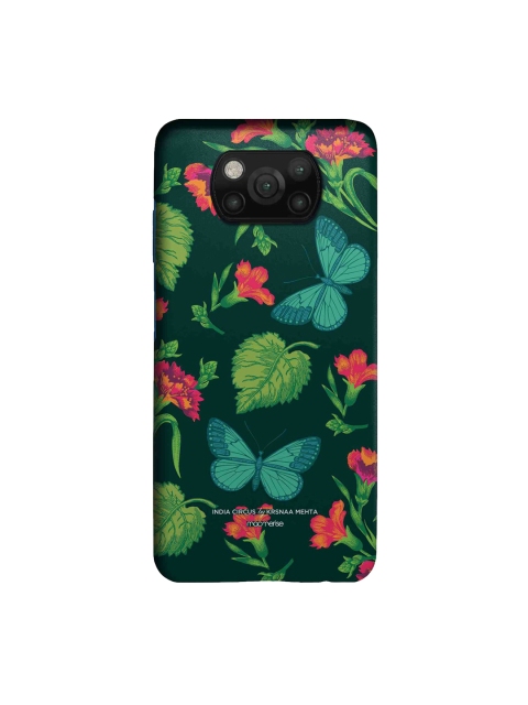 

macmerise Green & Blue Butterfly Effect Xiaomi Poco X3 Back Cover