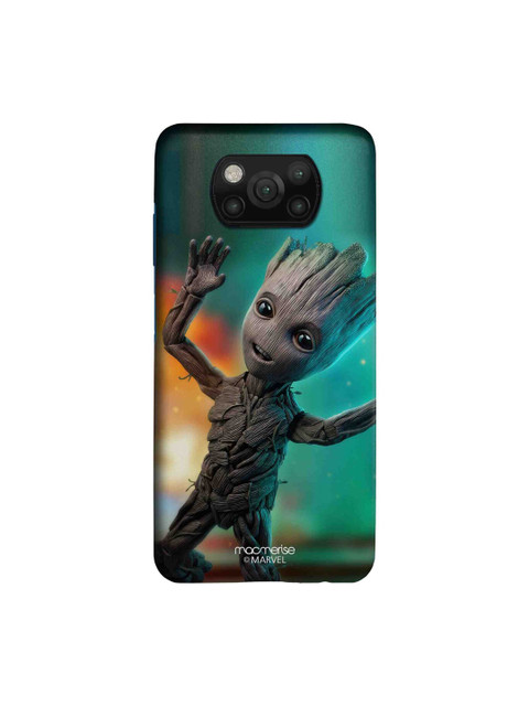

Macmerise Sea Green & Yellow Marvel Comics Baby Groot Dance Sublime Xiaomi Poco X3 Back Case