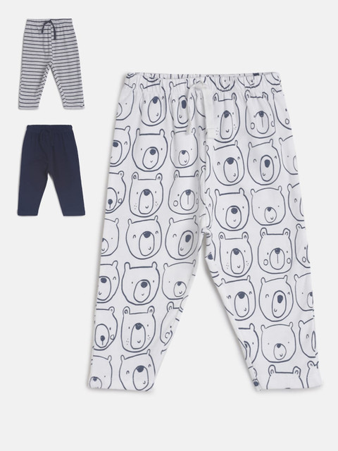 

MINI KLUB Infant Boys Pack of 3 Cotton Track Pants, Navy blue