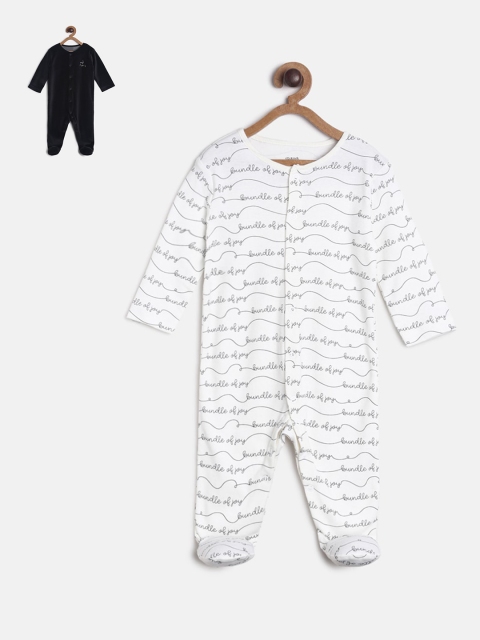 

MINI KLUB Infant Boys Pack Of 2 Sleepsuits, Black