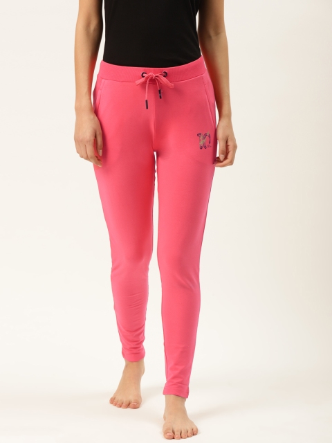 

Sweet Dreams Women Pink Solid Athleisure Pants