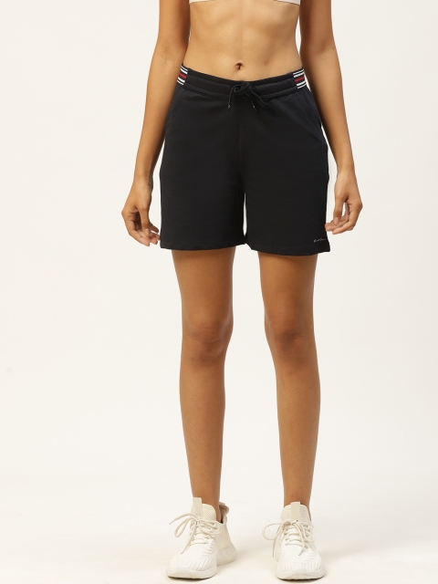 

Sweet Dreams Women Navy Blue Knitted Solid Lounge Shorts