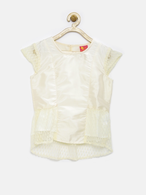 

Miss Alibi Girls Cream-Coloured Top