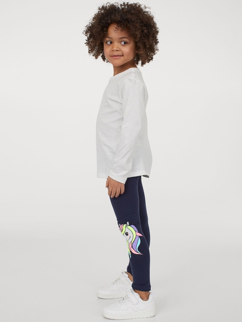 

H&M Girls Navy Blue Leggings