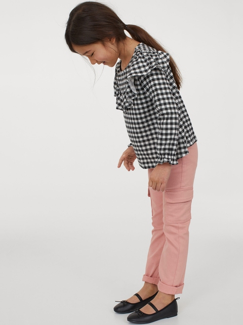 

H&M Girls Pink Twill treggings