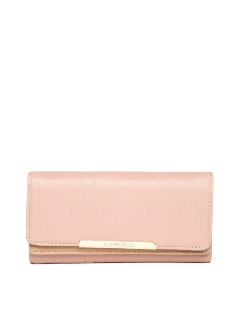 

Lisa Haydon for Lino Perros Women Dusty Pink Textured Wallet