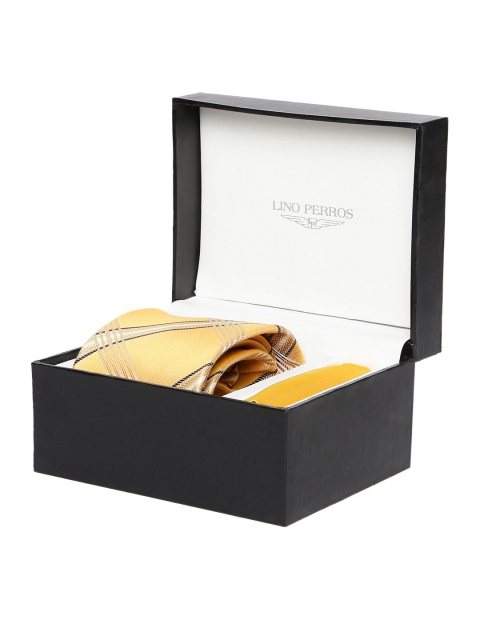 

Lino Perros Men Yellow Accessory Gift Set