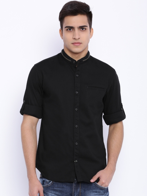 

Locomotive Black Casual Shirt